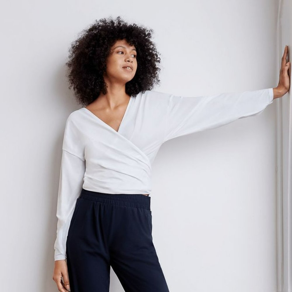 ADAY That's A Wrap Top Small